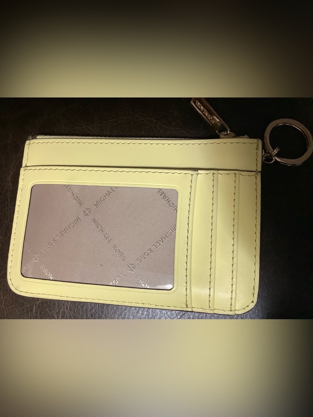 Michael Kors Signature MK Zip Pouch in Brown